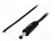 Kabel  vodiče,DC 4,0/1,7 zástrčka  přímý,Sony  0,5mm2  černá  3m