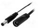 Kabel  DC 5,5/2,1 zástrčka,DC 5,5/2,1 zásuvka  přímý  0,5mm2