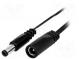 Kabel  DC 5,5/2,1 zástrčka,DC 5,5/2,1 zásuvka  přímý  0,5mm2