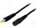 Kabel  DC 5,5/2,1 zástrčka,DC 5,5/2,1 zásuvka  přímý  1mm2  3m