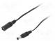 Kabel  DC 5,5/2,1 zástrčka,DC 5,5/2,1 zásuvka  přímý  0,5mm2