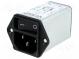 Konektor  napájecí AC  zásuvka  vidlice  1A  250VAC  IEC 60320