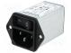 Konektor  napájecí AC  zásuvka  vidlice  6A  250VAC  IEC 60320