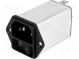 Konektor  napájecí AC  zásuvka  vidlice  10A  250VAC  IEC 60320