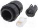 Zástrčka  RJ45  DC  PIN  8  Kat  6  Uspořádání výv  8p8c  IP67,IP68