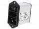 Konektor  napájecí AC  zásuvka  vidlice  1A  250VAC  IEC 60320