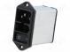 Konektor  napájecí AC  zásuvka  vidlice  8A  250VAC  IEC 60320