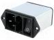 Konektor  napájecí AC  zásuvka  vidlice  10A  250VAC  IEC 60320
