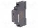 MEAN WELL DDR-15L-15 Napájecí zdroj  DC/DC  15W  15VDC  1A  18÷75VDC  Montáž  DIN  68g