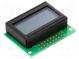 Zobrazovač  LCD  alfanumerický  STN Positive  8x2  LED  PIN 16