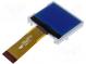 Zobrazovač  LCD  grafický  STN Negative  128x64  LED  PIN 32  1,7
