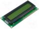 Zobrazovač  LCD  alfanumerický  STN Positive  16x1  LED  PIN 16