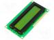 Zobrazovač  LCD  alfanumerický  STN Positive  16x2  Znak 4,35mm