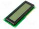 Zobrazovač  LCD  alfanumerický  FSTN Positive  16x2  LED  PIN 16