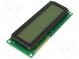 Zobrazovač  LCD  alfanumerický  STN Positive  16x2  LED  PIN 16