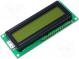 Zobrazovač  LCD  alfanumerický  STN Positive  16x2  LED  80x36x8mm
