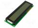 Zobrazovač  LCD  alfanumerický  FSTN Positive  20x2  LED  PIN 16