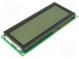 Zobrazovač  LCD  alfanumerický  STN Positive  20x4  LED  PIN 18