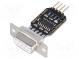 Modul  převodník  RS232 / TTL  MAX202  D-Sub 9pin,kolíkové  5VDC