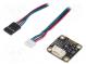 Čidlo  akcelerometr  3,3÷5VDC  I2C,číslicový  modul,kabely  16bit
