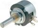 Potenciometr  axiální  jednootáčkový  150Ω  2W  ±10%  6mm  drátový