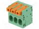 Svorkovnice do plošného spoje  úhlové 90°  10mm  póly  3  na PCB
