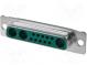 Speciální D-Sub  PIN  13(3+10)  zástrčka  zásuvka  pájení  47,04mm