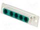 Speciální D-Sub  PIN  5(5+0)  zástrčka  zásuvka  na kabel  47,04mm