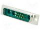 Speciální D-Sub  PIN  13(3+10)  zástrčka  vidlice  pájení  47,04mm