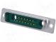 Speciální D-Sub  PIN  17(2+15)  zástrčka  vidlice  pájení  47,04mm