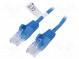 Patch cord  U/UTP  5e  lanko  Cu  PVC  modrá  5m