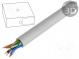Vodič  U/UTP  5e  drát  Cu  4x2x24AWG  PVC  šedá  100m  Økab  4,7mm