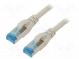 Patch cord  SF/UTP  5e  lanko  Cu  PVC  šedá  15m  26AWG