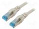 Patch cord  SF/UTP  5e  lanko  CCA  PVC  šedá  0,5m  26AWG
