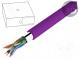 Vodič  F/UTP  6  průmyslový Ethernet  drát  Cu  4x2x23AWG  LSZH