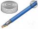Vodič  S/FTP  6a  drát  Cu  4x2x23AWG  LSZH  modrá  100m  Økab  7mm