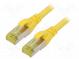 Patch cord  S/FTP  6a  lanko  Cu  LSZH  žlutá  2m  26AWG