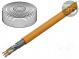 Vodič  S/FTP  7  drát  4x2x23AWG  LSZH  oranžová  100m  Økab  7,2mm