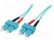 Světlovodný patch cord  OM3  SC/UPC,z obou stran  1m  LSZH