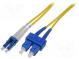 Světlovodný patch cord  OS2  LC/UPC,SC/UPC  1m  LSZH  žlutá