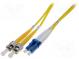 Světlovodný patch cord  OS2  LC/UPC,SC/UPC  2m  LSZH  žlutá