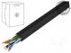 Vodič  U/UTP  5e  průmyslový Ethernet  drát  Cu  4x2x24AWG  černá