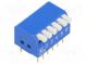 Přepínač  DIP-SWITCH  Počet sekcí  6  ON-OFF  0,05A/12VDC  pol  2