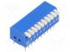 Přepínač  DIP-SWITCH  Počet sekcí  10  ON-OFF  0,05A/12VDC  pol  2