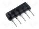 Rezistorová síť  X  47kΩ  Poč.rezistorů 4  THT  0,125W  ±2%  100V