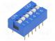 Přepínač  DIP-SWITCH  Počet sekcí  6  ON-OFF  0,05A/12VDC  pol  2