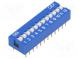 Přepínač  DIP-SWITCH  Počet sekcí  12  ON-OFF  0,05A/12VDC  pol  2