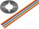 Vodič  plochý kabel  1,27mm  licna  Cu  14x28AWG  PVC  300V  30,5m