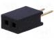 Zásuvka  kolíkové  zásuvka  PIN  2  přímý  1,27mm  THT  1x2  1A  30mΩ