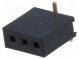 Zásuvka  kolíkové  zásuvka  PIN  3  přímý  1,27mm  SMT  1x3  1A  30mΩ